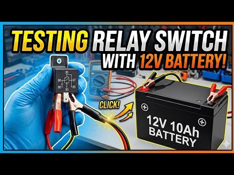 Testing Relay with a 12 Volt Battery | What’s Inside a Relay Teardown and How It Works