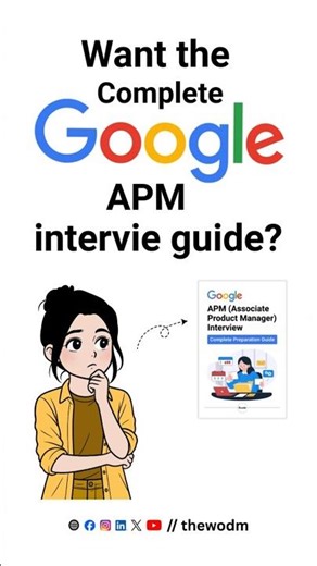 Want the complete Google APM interview guide thewodm