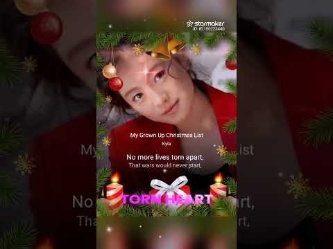 MY GROWN-UP CHRISTMAS LIST (Lyrics) David Foster, Harmonized duet with Xana ◄⏤͟͞✥≛⃝{Thomas Lam}≛⃝𒁍