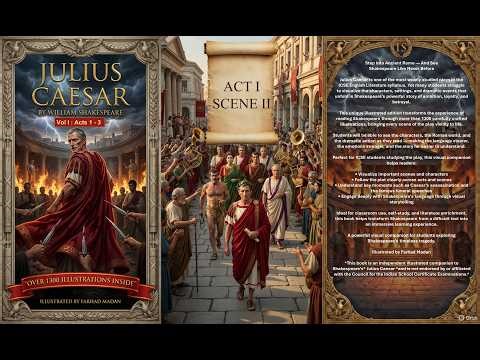 Julius Caesar - ICSE Class 9 + 10 - Massively Illustrated - over 1300 images - Preview Act 1 Scene 2