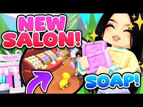 NEW SALON! 😳🧼 Secret SOAP Item Added! (Adopt Me Update)