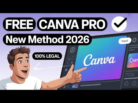 How to Get Canva Pro for Free (2026) | No Credit Card | Legit Ways