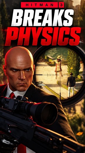 This Sniper BREAKS Physics 💀 | Hitman 3 #shorts
