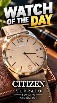 ⌚ WATCH OF THE DAY: Citizen Suratto Eco-Drive AR3123-00X #watches #citizenwatchesecodrive