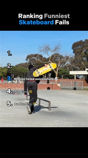Ranking Funniest Skateboard Fails