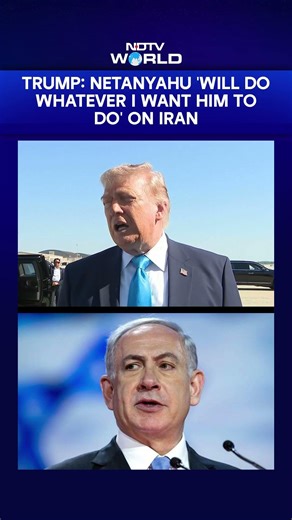 Trump Latest News | Trump: Netanyahu 'Will Do Whatever I Want Him To Do' On Iran