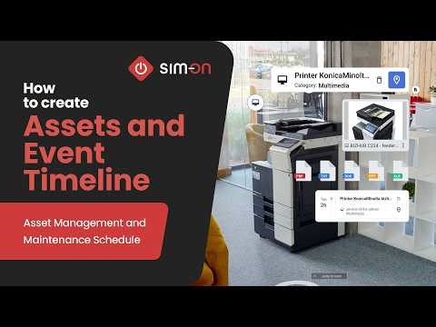 How to create Assets and Event Timeline - Asset Management and Maintenance Schedule
