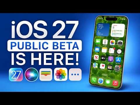 iOS 27 Public Beta is Out NOW! Do These Things First!