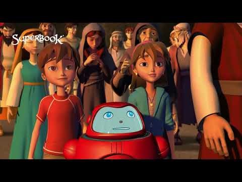 Obey God and His Word | Superbook - The Ten Commandments English Clip
