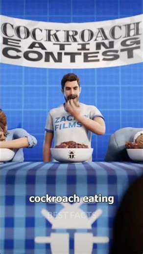 cockroach eating contest #shorts #trending #short