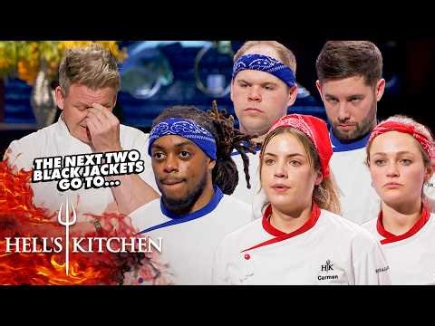 Chef Ramsay Awards Two More Black Jackets & The Final Three Face Off | Hell's Kitchen