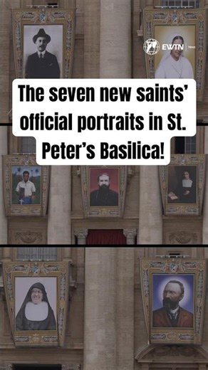 Vatican Unveils Portraits of 7 New Saints to Be Canonized by Pope Leo XIV at St. Peter’s Basilica