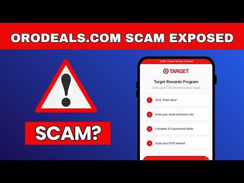 Orodeals.com Review – $750 Target Gift Card Scam Exposed