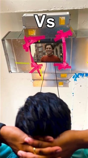 World's smallest 4k headset 😎 Visor.com #tech #vr #technology #virtualreality #spiderman