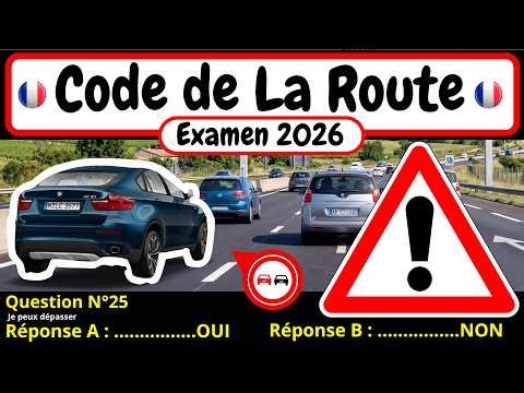 ✅ TEST GRATUIT DU CODE DE LA ROUTE 2026 🚗 291