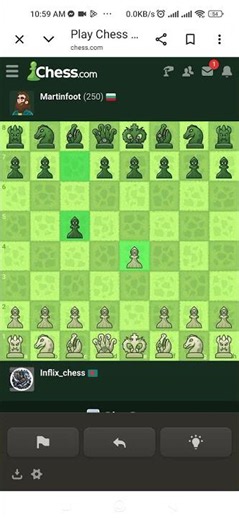 Playing with the noobest chess bot!!!💀 Inflix VS Martinfoot 🌟🎖️#chess