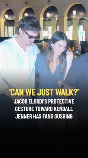 ‘Can We Just Walk?’ Jacob Elordi’s protective gesture toward Kendall Jenner has fans gushing