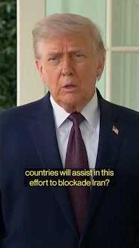 Trump Says Iran Reached Out on Deal as US Blocks Hormuz