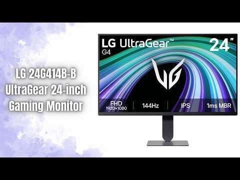 LG UltraGear 24G414B-B Review | 24 Inch 144Hz IPS Gaming Monitor!