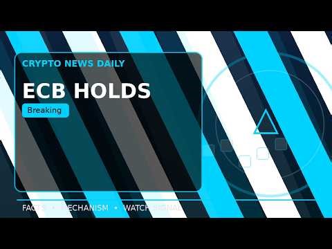 Breaking ECB Holds Rates as Breaking Inflation Pressure Stays High