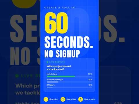 How to Create a Free Online Poll From Start to Finish | VoteGenerator Full Tutorial