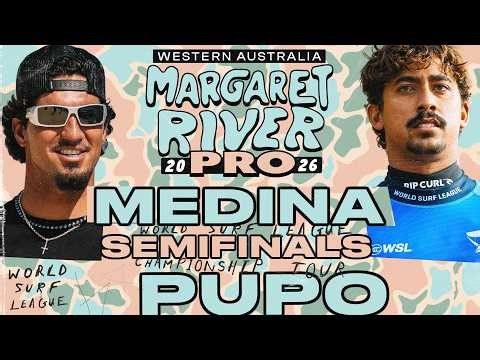 Gabriel Medina vs Samuel Pupo | Western Australia Margaret River Pro 2026 -Semifinals