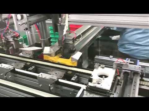 Automatic brush assembly machinery for sweeping robot intelligent equipment