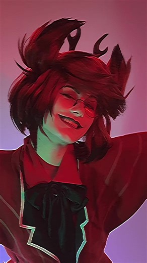 Well played Alastor well played! Oh it was so much fun watching him play Vox like a fiddle! ~~ #hazbin #alastorcosplay #alastor #hazbinhotel #vivziepop