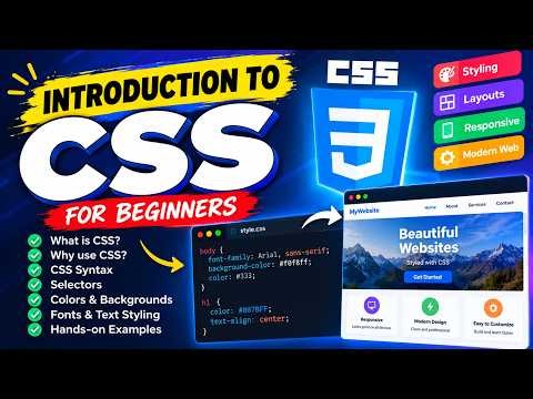 CSS Tutorial for Beginners | Introduction to CSS | Learn CSS from Scratch