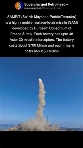 SAMP/T surface-to-air missile system