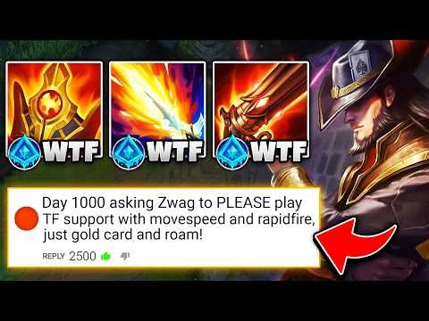A Viewer BEGGED me to play Twisted Fate support for 1000 days... so I finally did it