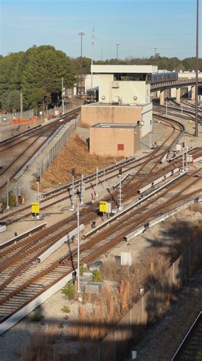 Westbound Atlanta MARTA Train - Avondale Maintenance Yard