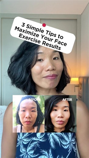 Facelates facial exercise routine for natural facelift