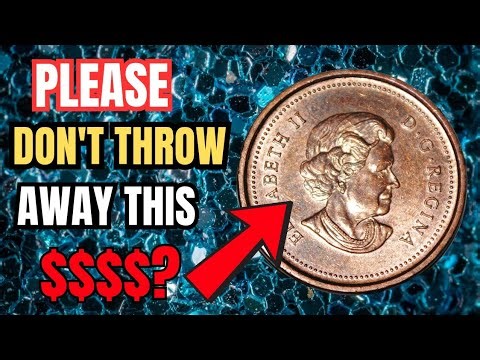 Canadian Penny Value 💰 Rare 1 Cent Coins Worth Money | Queen Elizabeth II Coins