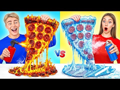 Hot vs Cold Food Challenge | Amazing Kitchen Recipes by Multi DO Challenge
