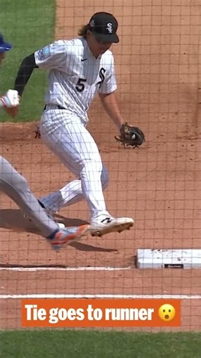 It doesn't get much closer than this on a race to the bag 👀