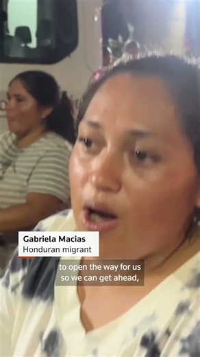 Honduran migrants walk through Mexico for a chance in US