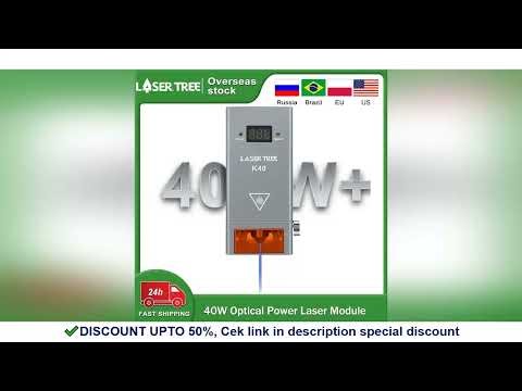 LASER TREE 20 30 40 60W Optical Power Laser Module 450nm TTL with Air Assist Laser Head for