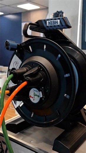 Industrial Cable Reel for Organized Portable Power Distribution and Efficient Cable Management