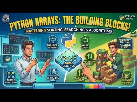 🚀 Python Arrays: The SECRET to Building Smart Code! | Data Science Python Simplified