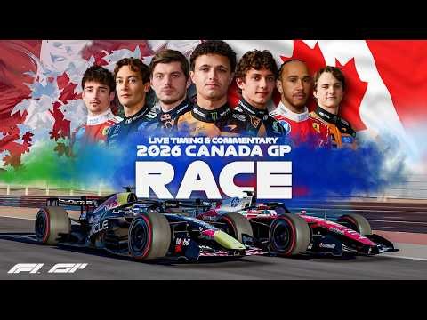 LIVE | F1 - 2026 Canadian GP | Race | Timing & Commentary | Sim Footage