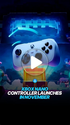 Microsoft has confirmed that its new Xbox Nano Controller will launch in November, offering a compact way to play games across more devices. Described as its smallest controller yet, the Nano is designed to bring Xbox gaming to more places, including through cloud gaming on compatible devices. The announcement follows Microsoft's reveal of the $49.99 controller, which is smaller and lighter than the standard Xbox gamepad. #xbox #small #news #tech