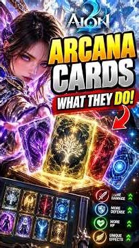 Aion 2 BEGINNERS Guide to Arcana Cards 🔥 #aion2