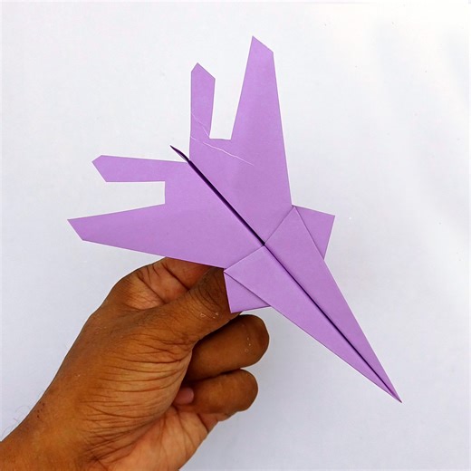 Easy Paper Crafts - How to Make a Paper Airplane That Fly Far - School Projects Craft Ideas | Creative Art & Craft Ideas