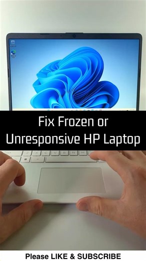 Fix Frozen or Unresponsive HP Laptop - Windows 11 & Windows 10