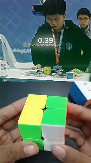 New 2x2 Rubiks cube world record #rubikscube #shorts