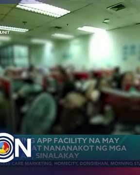 Online lending app facility na may text blasters at nananakot ng mga ‘di makabayad, sinalakay | SONA