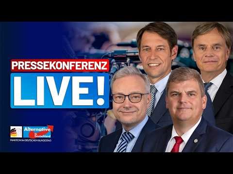 LIVE: Pressekonferenz der AfD-Fraktion - Diese Woche im Bundestag