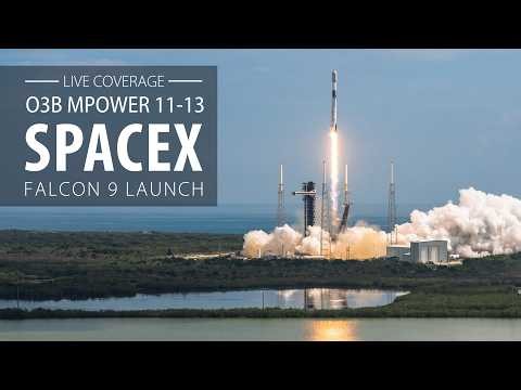 Live: SpaceX Falcon 9 rocket launches three O3b mPOWER satellites from Cape Canaveral