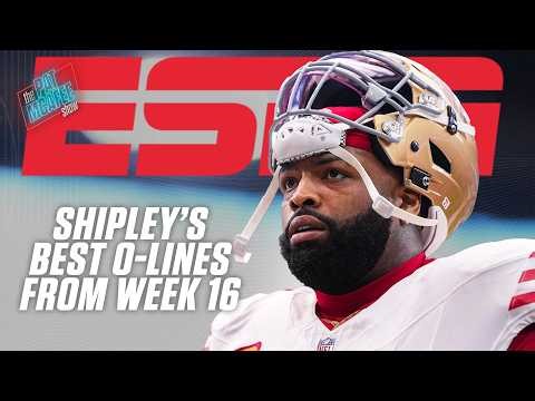 AQ Shipley's TOP 5️⃣ NFL O-lines from Week 16 👏 | Best Of Pat McAfee